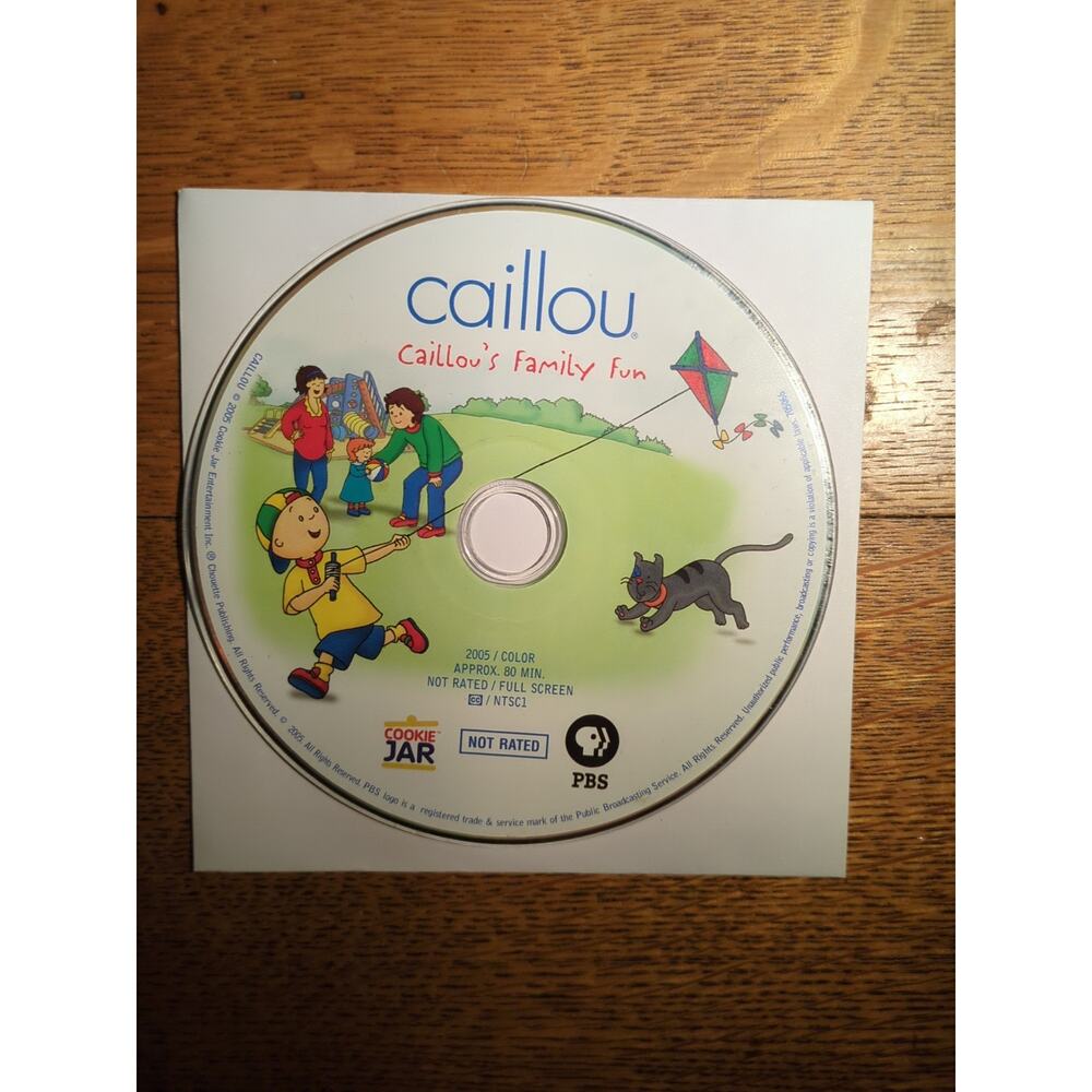 Caillou - Caillou's Family Fun - DVD Disc Only